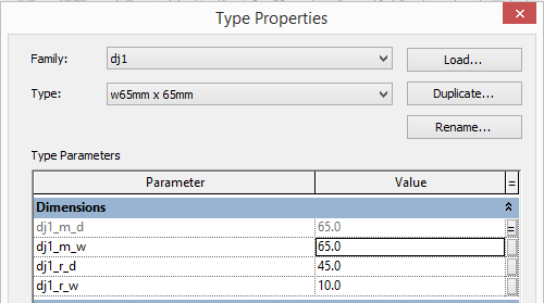 revit can't make type error 2